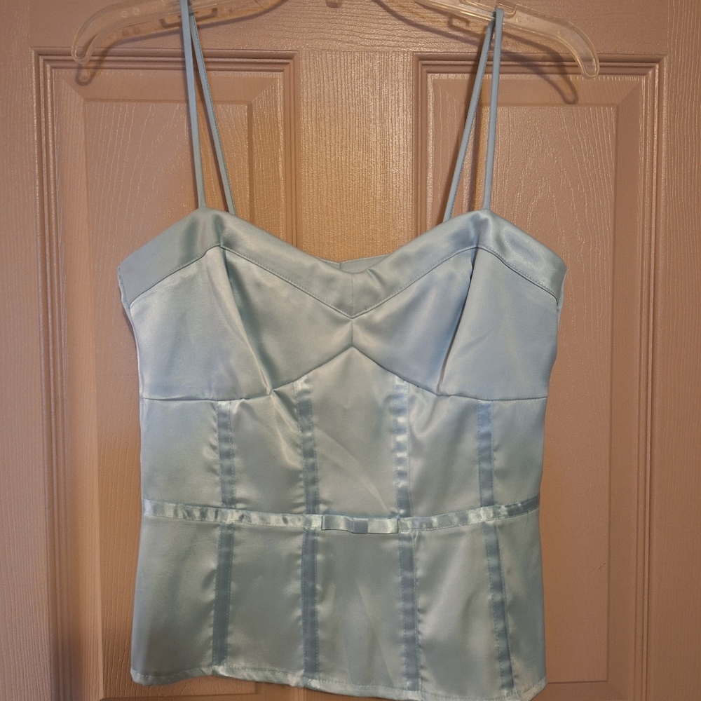 Baby blue top